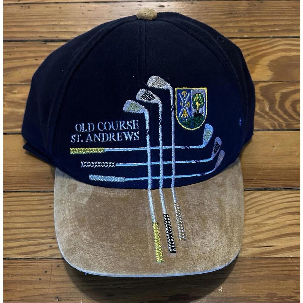 Old Course St. Andrews Golf Adjustable Hat 100% Cotton